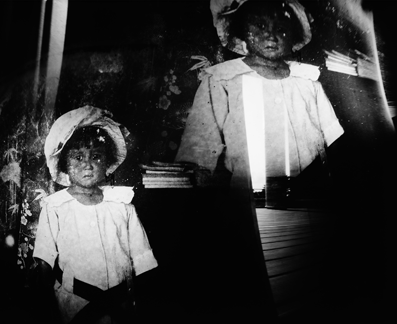 《1921年の少女、馨子》ピンホールカメラによる撮影、インクジェットプリント、2014年